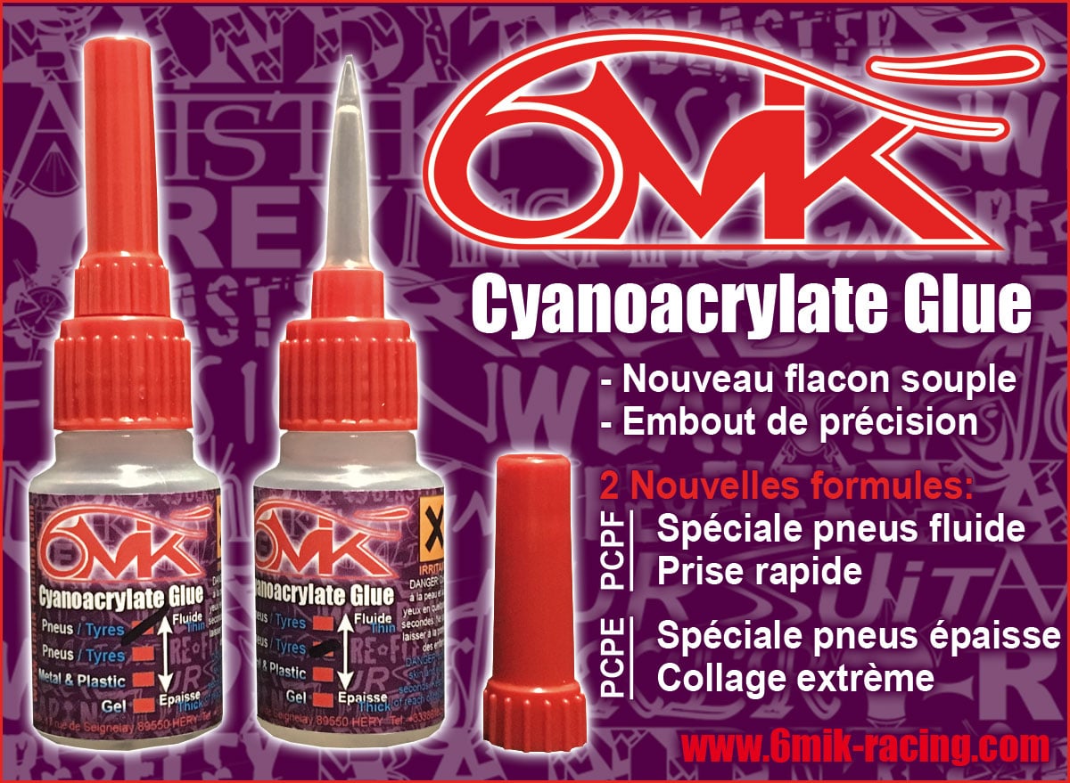 6MIK - Colle Cyano fluide pour pneus - PCPF