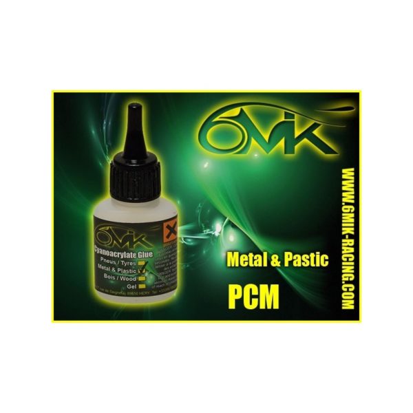 pcm colle cyano 6mik bond metal plastique pcm
