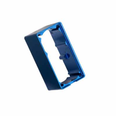 boitier de servo alu anodise bleu pour servo 2250 2254