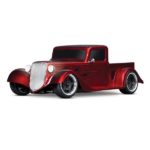hot rod truck 4x4 110 brushed rouge