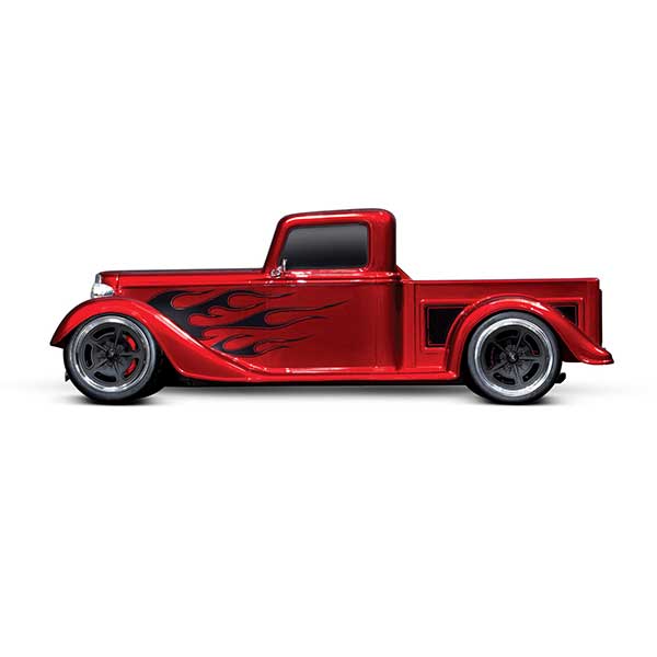 hot rod truck 4x4 110 brushed rouge 2