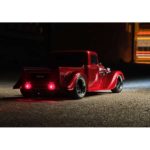 hot rod truck 4x4 110 brushed rouge 6