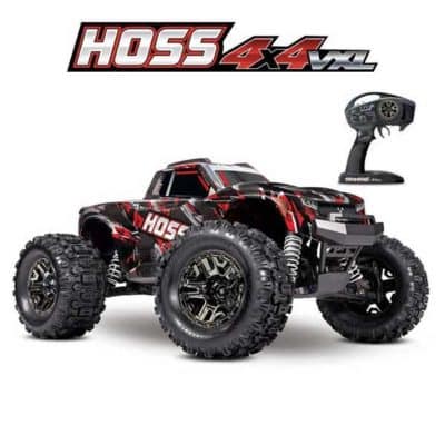 traxxas hoss 4x4 brushless vert 90076 4 sred