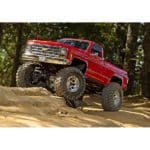 traxxas trx 4 chevrolet k10 cheyenne 1:10 rouge 92056 4 red