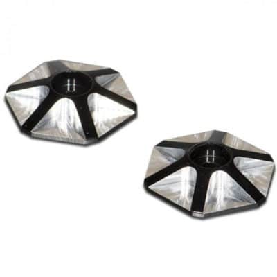 optima rondelles d'aileron noire powb01b