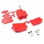 kyosho set boitier récepteur et batterie rouge mp10 iff001krb