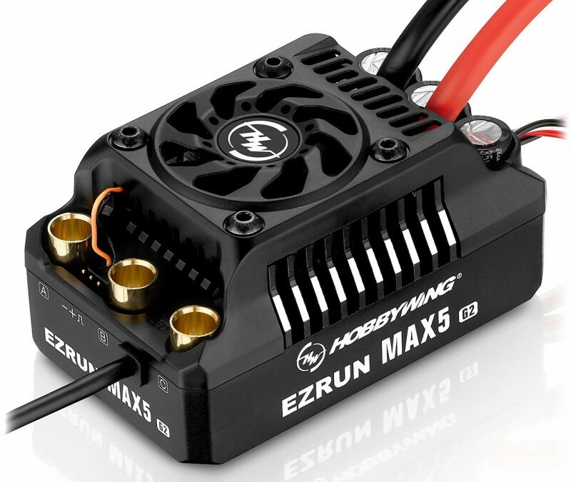 Hobbywing – Ezrun MAX5 HV G2 ESC Sensorless – 250 Amp, 6-12s LiPo, BEC 8A